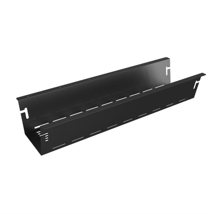 Électrification des bureaux et gestion des câbles - Forming Function - Goulotte de câbles longue, 370x200 mm, noir - 9002500209