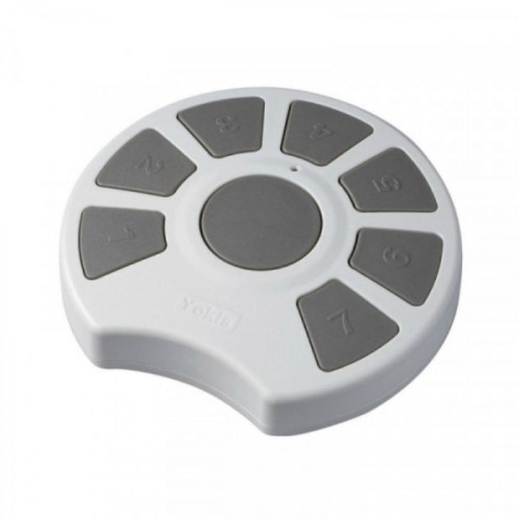 Smart home en building - Ronde afstandsbediening galet met 8x toetsen power - GALET8TP