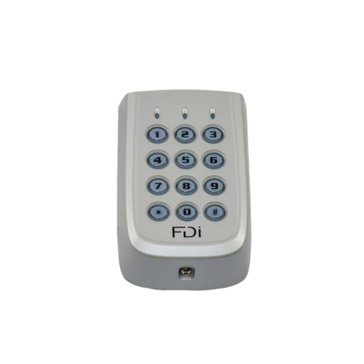 Deurcommunicatie en toegangscontrole - Fdi - K-PAD klavier bedraad in grijs PC (2x relais, opbouw) - GB-060-118