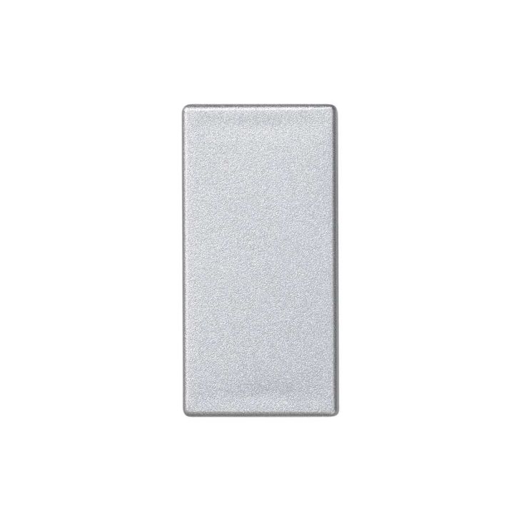 Stekkers, schakelaars en stopcontacten - Simon - K45 plaat 1/2 blind - Alu - K105/8