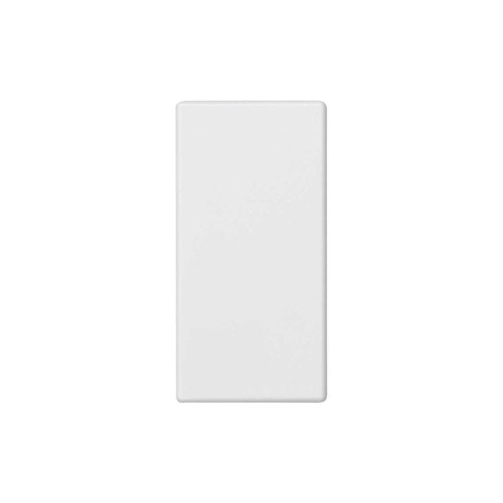Stekkers, schakelaars en stopcontacten - Simon - K45 plaat 1/2 blind - Wit - K105/9