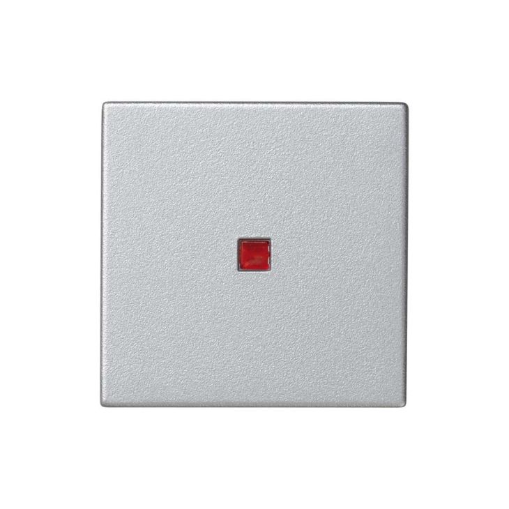 Fiches, interrupteurs et prises de courant - Simon - K45 Touche 1 mécanisme avec diffuseur pour témoin - Aluminiu - K112/8