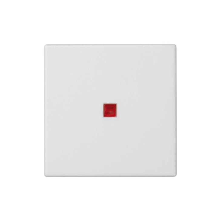 Fiches, interrupteurs et prises de courant - Simon - K45 Touche 1 mécanisme avec diffuseur pour témoin - Blanc ne - K112/9