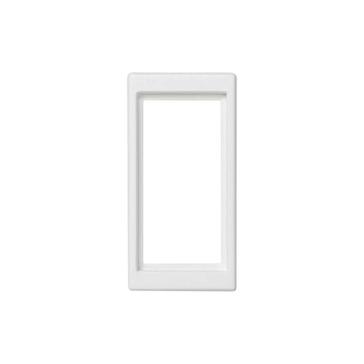 Fiches, interrupteurs et prises de courant - Simon - K45 Plaque demi-mécanisme pour 1 connecteur rapide mâle ou f - K121/9