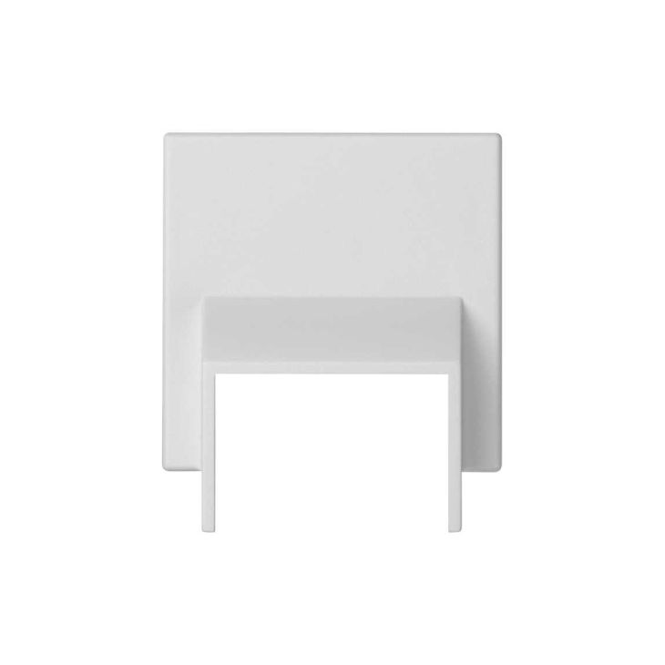 Kantoor elektrificatie en kabelmanagement - Simon - K45 plaat voor verbinding Ofiblock Plusen profiel - Sneeuww - K21/9