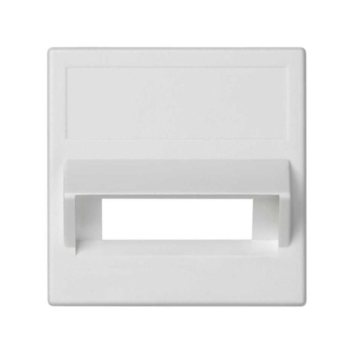 Fiches, interrupteurs et prises de courant - Simon - K45 Plaque VDM Incliné pour 1 x connecteur SC Fibre Optique - K74/9