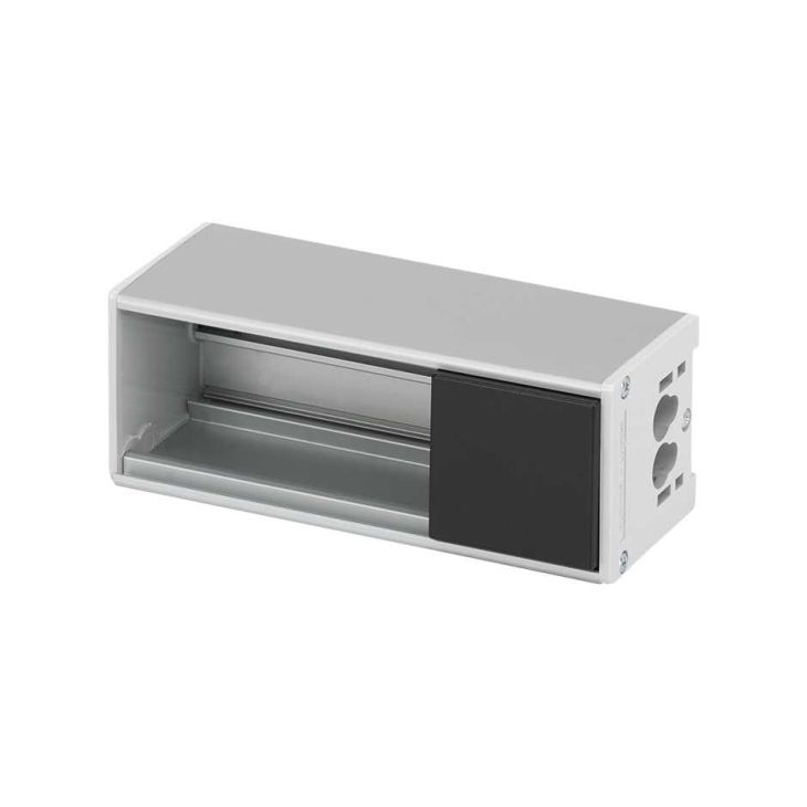 Électrification des bureaux et gestion des câbles - Simon - K45 Ofiblock Compact 2x K45 - Gris graphite - KFC102/14