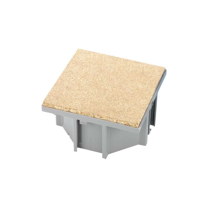 Électrification des bureaux et gestion des câbles - Simon - K45 Cuvette de Boîtier de sol étanche pour revàªtement - Gris - KGE170/23