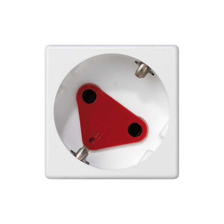 Fiches, interrupteurs et prises de courant - Simon - K45 Prise de courant Schuko K45 connexion rapide avec détrompeur - - KS11/9