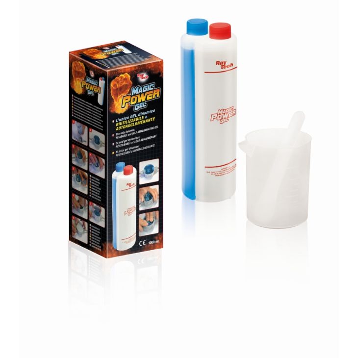 Installatiemateriaal - Raytech - Magic Power Gel 1L in fles IP68/IMQ (fles van 1000ml, één maatbeker, één menglepel) - MAGICPOWERGEL1L
