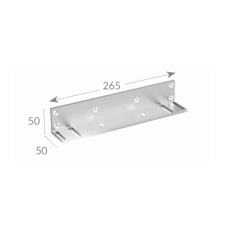 Deurcommunicatie en toegangscontrole - Openers and closers - "L" support naar buiten openen deur voor MINI Magnet serie ME 400/410/420/50 - MBE806