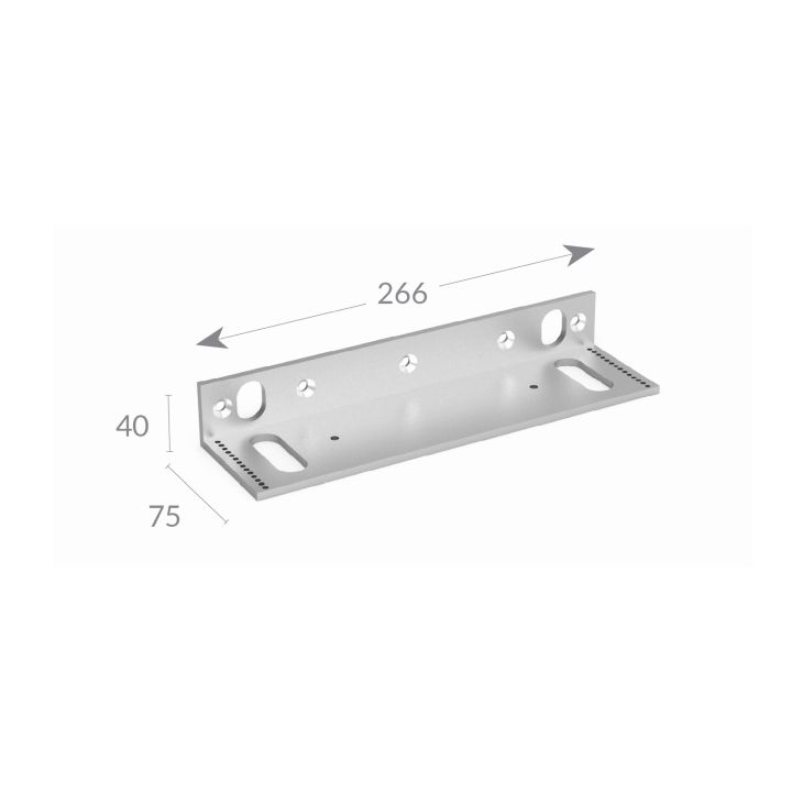 Deurcommunicatie en toegangscontrole - Openers and closers - "L" support naar buiten openen deur voor Basic Magnet serie MEX 700/730 - MBEX600