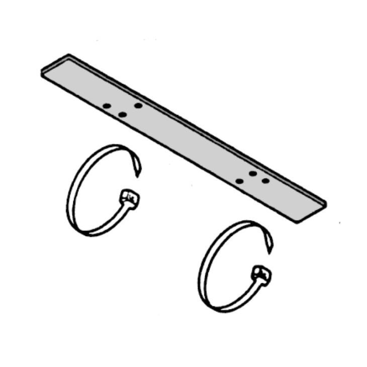 Installatiemateriaal - Raytech - MCA-SUP - kit steun voor gootbevestiging - MCASUP