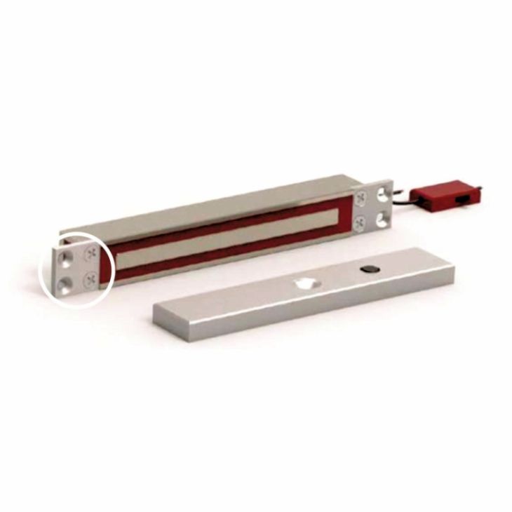 Deurcommunicatie en toegangscontrole - Openers and closers - MINI Magnet 280 Kg 12-24Vdc Inbouw met microschakelaar 239mm - ME211