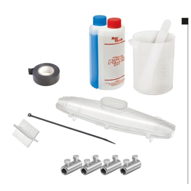 Installatiemateriaal - Raytech - Magic P Joint L240-RP/150 rechte gietmof, IP68 - van te voren bep. breukwaarde - MPOWERJL240RP15