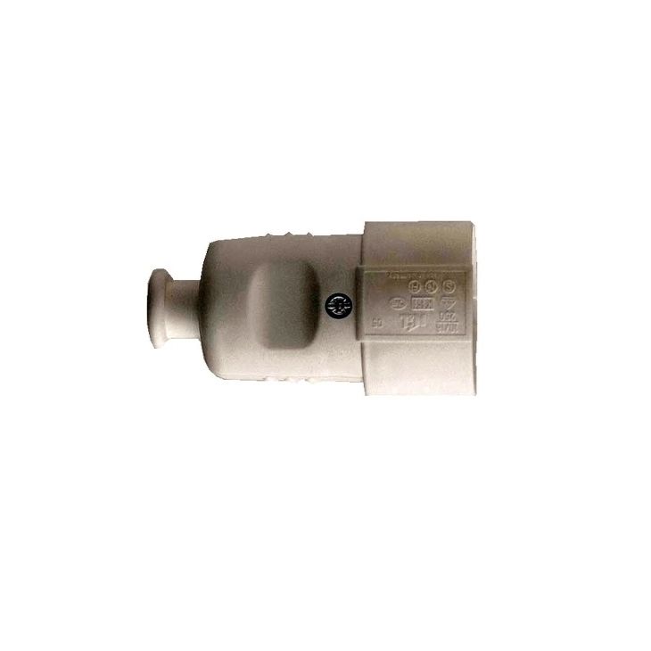 Stekkers, schakelaars en stopcontacten - N&L - Koppelstekker 2P +A 10/16A 250V wit IP20 - NL12140