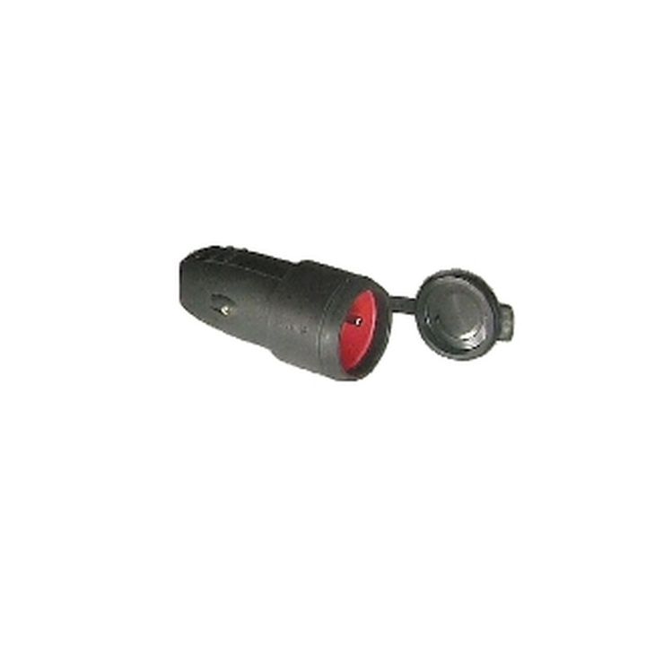 Fiches, interrupteurs et prises de courant - N&L - Fiche femelle caoutchouc 2P +T 10/16A 250V IP44 +ks - NL12212