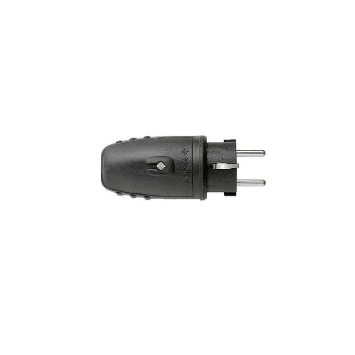 Stekkers, schakelaars en stopcontacten - N&L - Stekker rubber 2P +A IP44 - NL2495