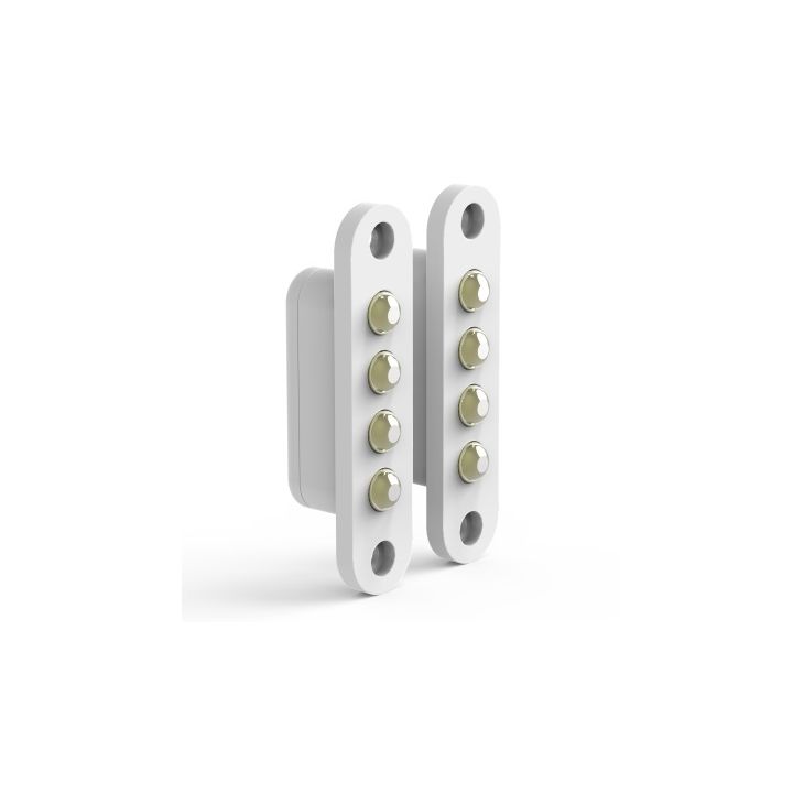 Deurcommunicatie en toegangscontrole - Openers and closers - Serie DDC - Deurcontact 86x20x22mm - 4 contacten wit - 0,5A - OCDDC008