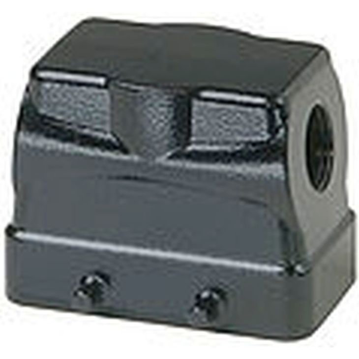 Fiches, interrupteurs et prises de courant - Walther Werke - TÂllengehâ€žuse BHT10 53 mm hoch, schwarz - P742010MS