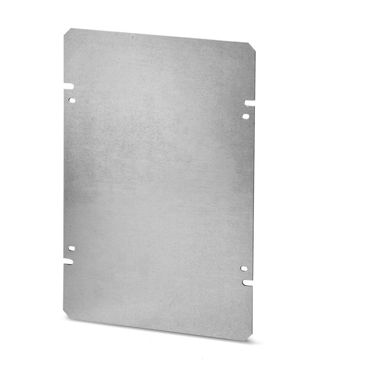 Installatiemateriaal - Famatel - Gegalvaniseerde bodemplaat voor polyester wandverdeelkast XL - PL-49157