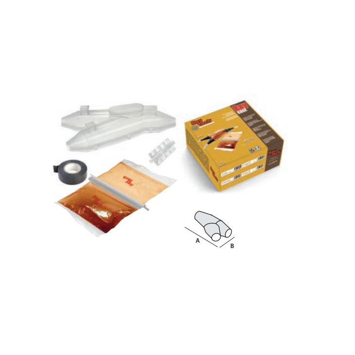 Installatiemateriaal - Raytech - Raycast L120 harsmof 0,6/1kV - recht - RAYCASTL120