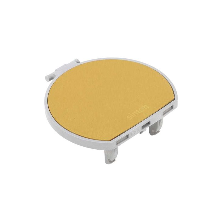 Kantoor elektrificatie en kabelmanagement - Simon - K45 Deksel voor waterdichte vloerdoos KSEx K45 - Messing - RKS001/71