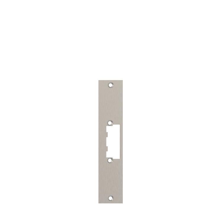 Deurcommunicatie en toegangscontrole - Openers and closers - Voorplaat (S95) inox (172x34mm) fireproof 5 reeks met dagschoot geleider - OCFP008