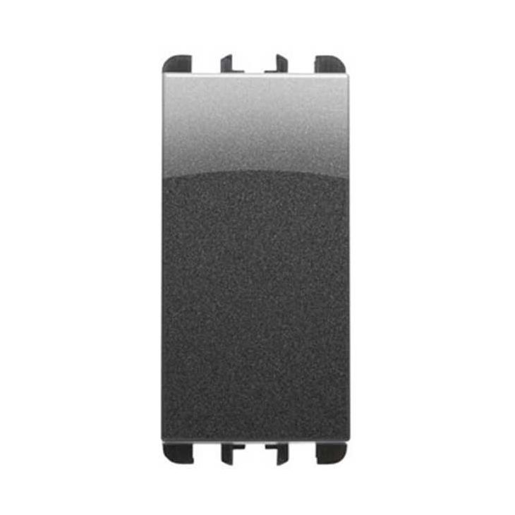 Standaard - Wisselschakelaar 10A, 1 mod, Dark Iron - SU10103AC