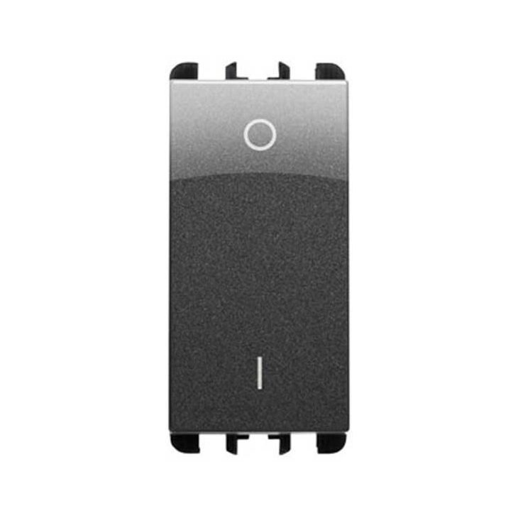Standard - Interrupteur bipolaire 16A, 1 mod, Fer noir - SU10162AC