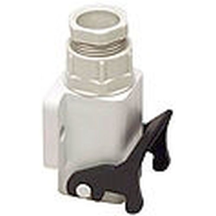 Stekkers, schakelaars en stopcontacten - Walther Werke - Kontaktdoosbehuizing A3/A4 25,5 mm hoog,zwart - T700671MS