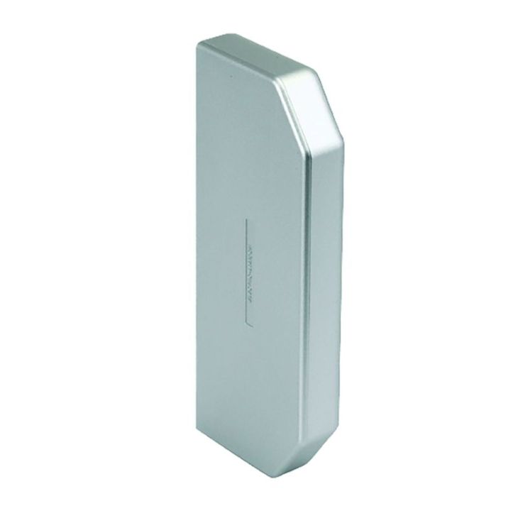 Électrification des bureaux et gestion des câbles - Simon - Embout pour goulotte Cablomax 170x55 - Aluminium anodisé - TKA004213/8