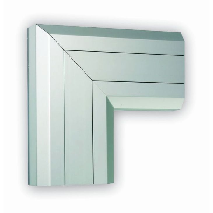 Électrification des bureaux et gestion des câbles - Simon - Angle plat montant pour goulotte Cablomax 170x55 - Aluminium - TKA011113/8
