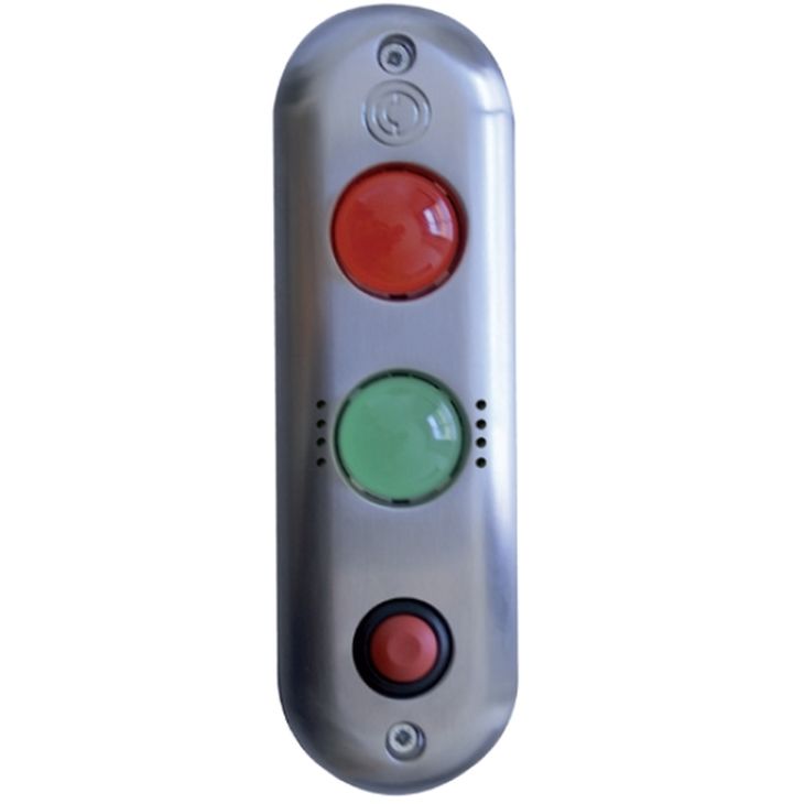 Communication de porte et contrôle d'accès - Openers and closers - Voyants d'avertissement acoustique 10-24Vac/dc Encastré / Montage en surface - TLB001