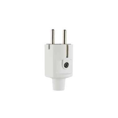 Fiches, interrupteurs et prises de courant - ABL - Compact fiche mâle, caoutchouc (TPE), gris, IP20 - 100000046