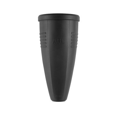 Stekkers, schakelaars en stopcontacten - ABL - Original Koppelstekker (Schuko), rubber (TPE), zwart, IP20 - 100000048