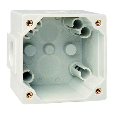 Stekkers, schakelaars en stopcontacten - Walther Werke - Apparaatbehuizing voor 75x75mm uitbreidingsbehuizingen - 10011