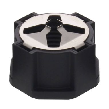 Installatiemateriaal - Wiska - MagikNUT 16 BK - Kunstof tegenmoer EMC M16 (RAL 9005) - 10111060