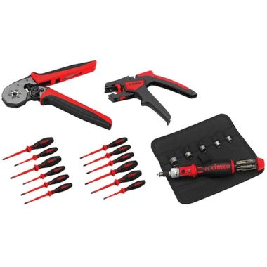 Outils et protection - Cimco - Ensemble de lancement avec jeu de tournevis à cliquet gratuits de 18 pièces - 116864