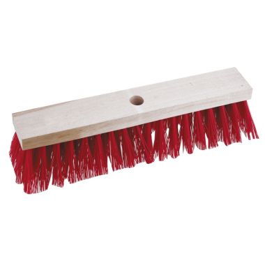 Gereedschap en beschermingsmateriaal - Cimco - Buitenbezem zonder steel, rood, 400mm - 143024