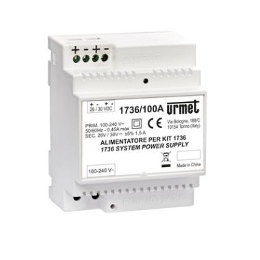 Deurcommunicatie en toegangscontrole - Urmet - 2draads locale voeding voor kit 1736/511 - 1736/100