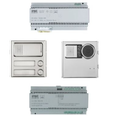 Deurcommunicatie en toegangscontrole - Urmet - 2Voice SSteel basiskit AV stijgleiding 1083/20A+1083/64+1083/50+1758/83 - 1783/719