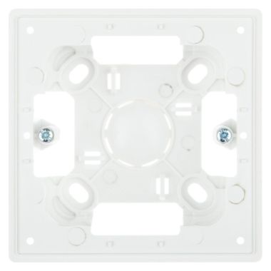 Stekkers, schakelaars en stopcontacten - Simon - S24 Opbouwdoos voor 1 module, kleur: wit - 2400751-030