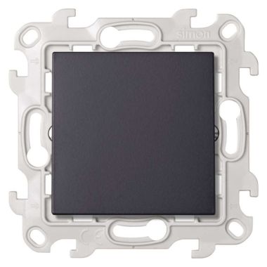Fiches, interrupteurs et prises de courant - Simon - S24 Obturateur, couleur: graphite - 2400800-038