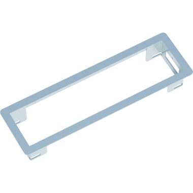 Kantoor elektrificatie en kabelmanagement - Bachmann - POWER FRAME inbouwraam 3 modulen inox - 317.001