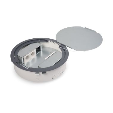 Kantoor elektrificatie en kabelmanagement - OCS - RONDO 3.0® Ø300  – 4x UTE + 2x leeg (uitsparing 45x45mm) - 33.93.012