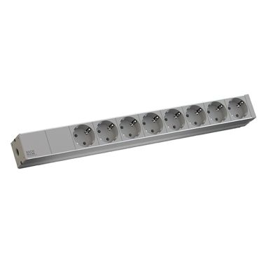 Électrification des bureaux et gestion des câbles - Bachmann - 19&quot; 1HE 8x UTE 1x terminaux - 333.416