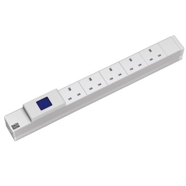 Électrification des bureaux et gestion des câbles - Bachmann - 19 1HE 5xUK 1xAmpèremètre - 333.866
