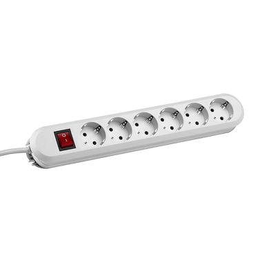 Électrification des bureaux et gestion des câbles - Bachmann - 6-prises Tischsteckdose geschr. 5m(381.252K) - 381.252K