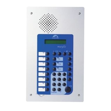 Deurcommunicatie en toegangscontrole - Castel - Maylis hoofdpost in platina uitvoering - 440.2100-1